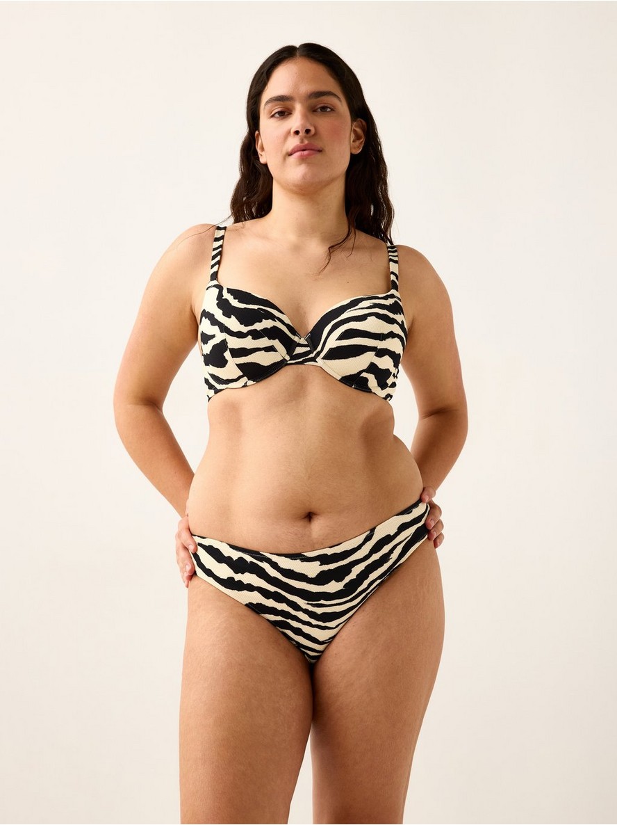 Bikini bottom with high waist - 3009541-7159