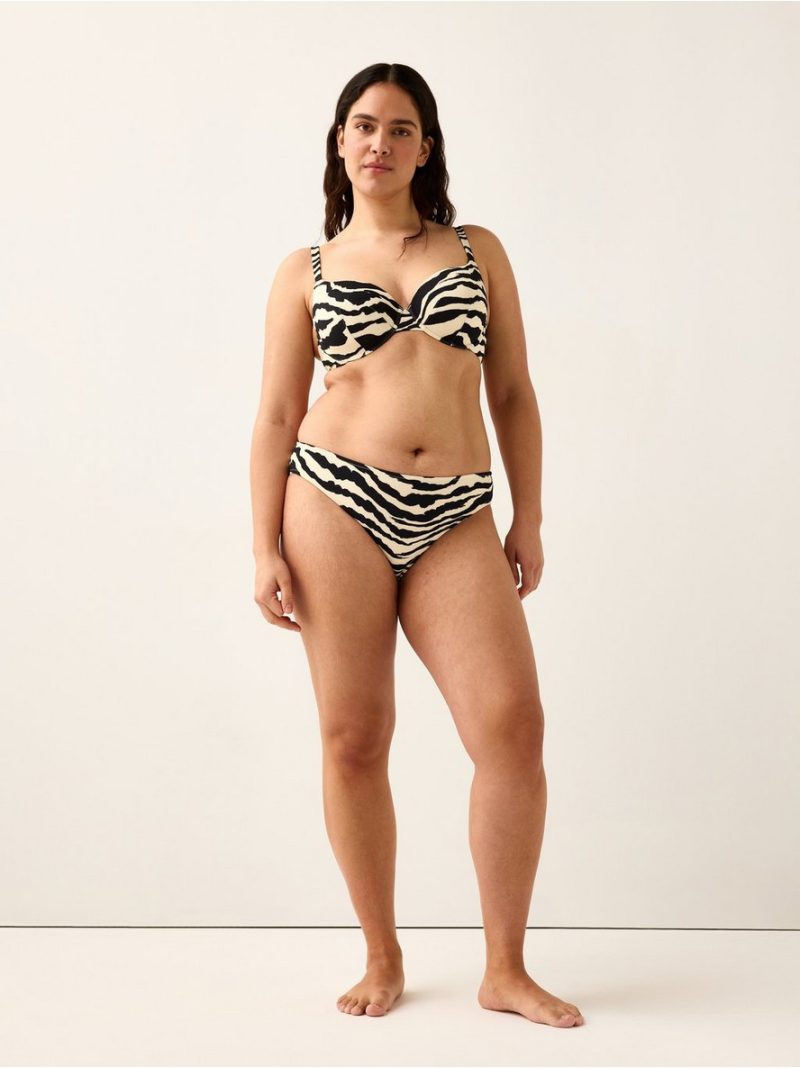 Bikini bottom with high waist - 3009541-7159