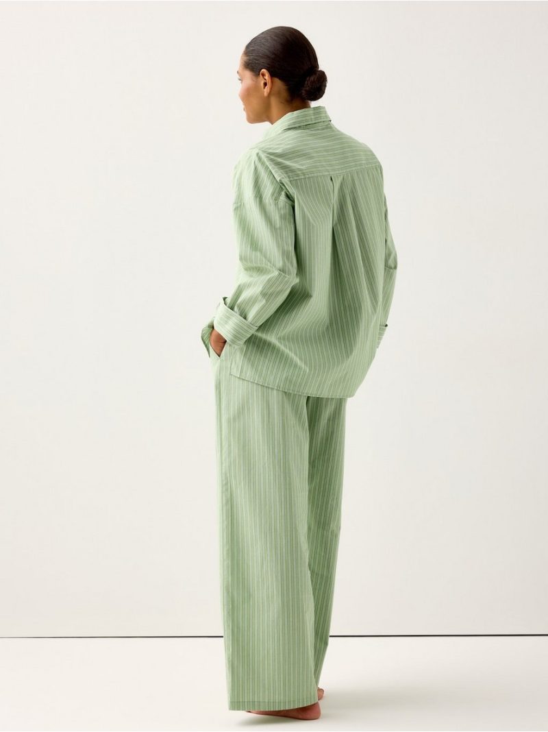 Pyjama trousers in cotton poplin - 3009672-5270