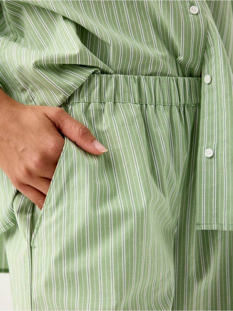 Pyjama trousers in cotton poplin - 3009672-5270