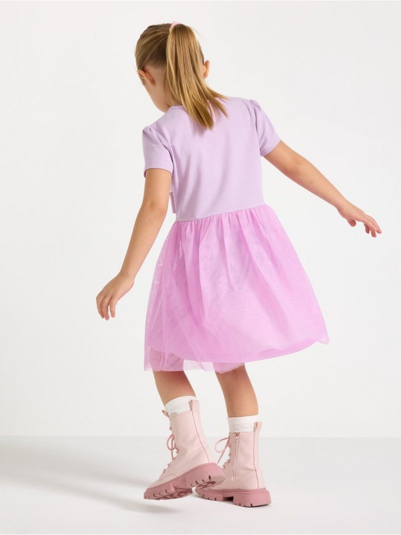 Cinnamoroll short-sleeved dress with tulle skirt - 3009840-5335