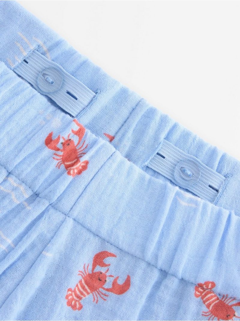 Shorts in cotton gauze - 3009905-2325