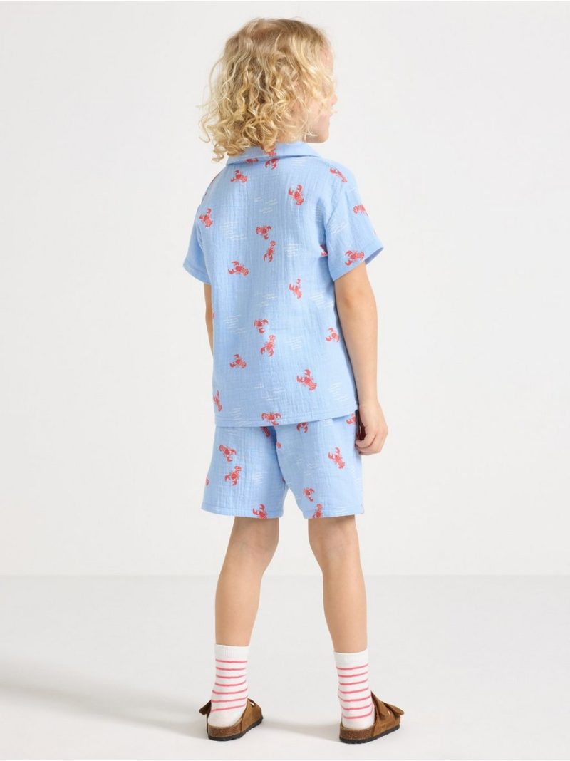 Shorts in cotton gauze - 3009905-2325