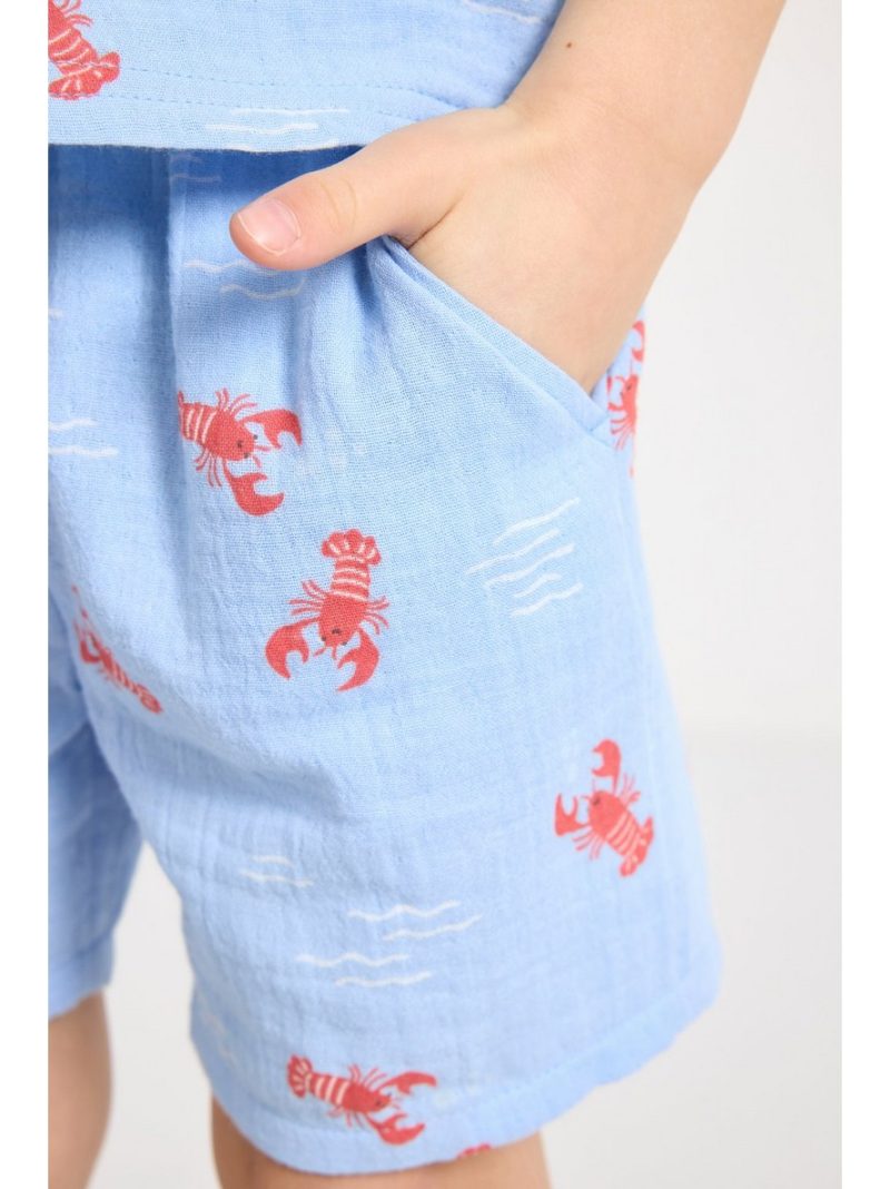 Shorts in cotton gauze - 3009905-2325