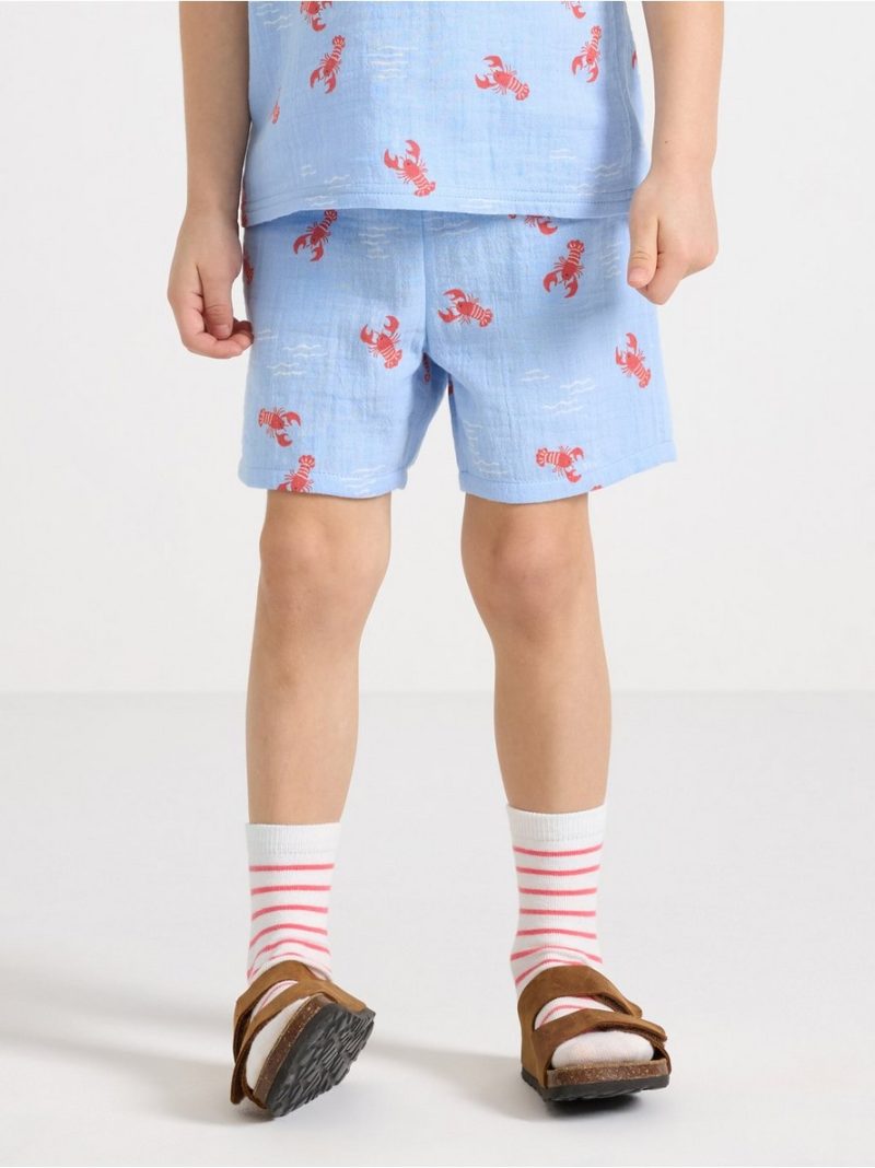 Shorts in cotton gauze - 3009905-2325
