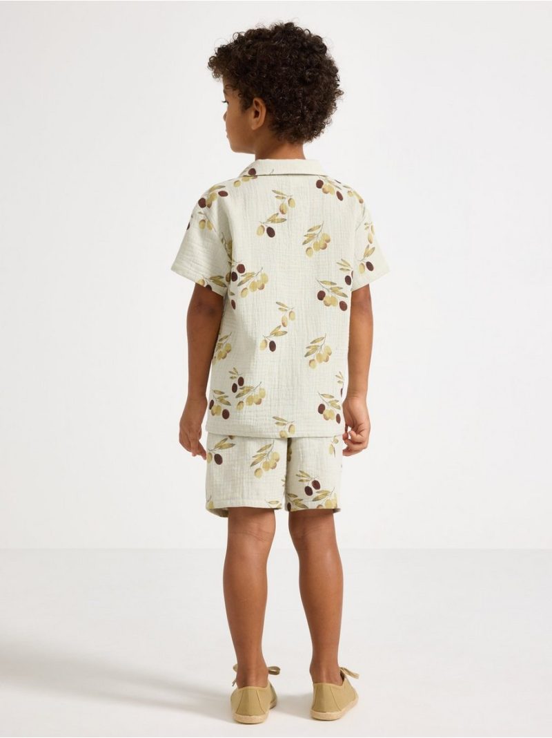 Shorts in cotton gauze - 3009905-8884