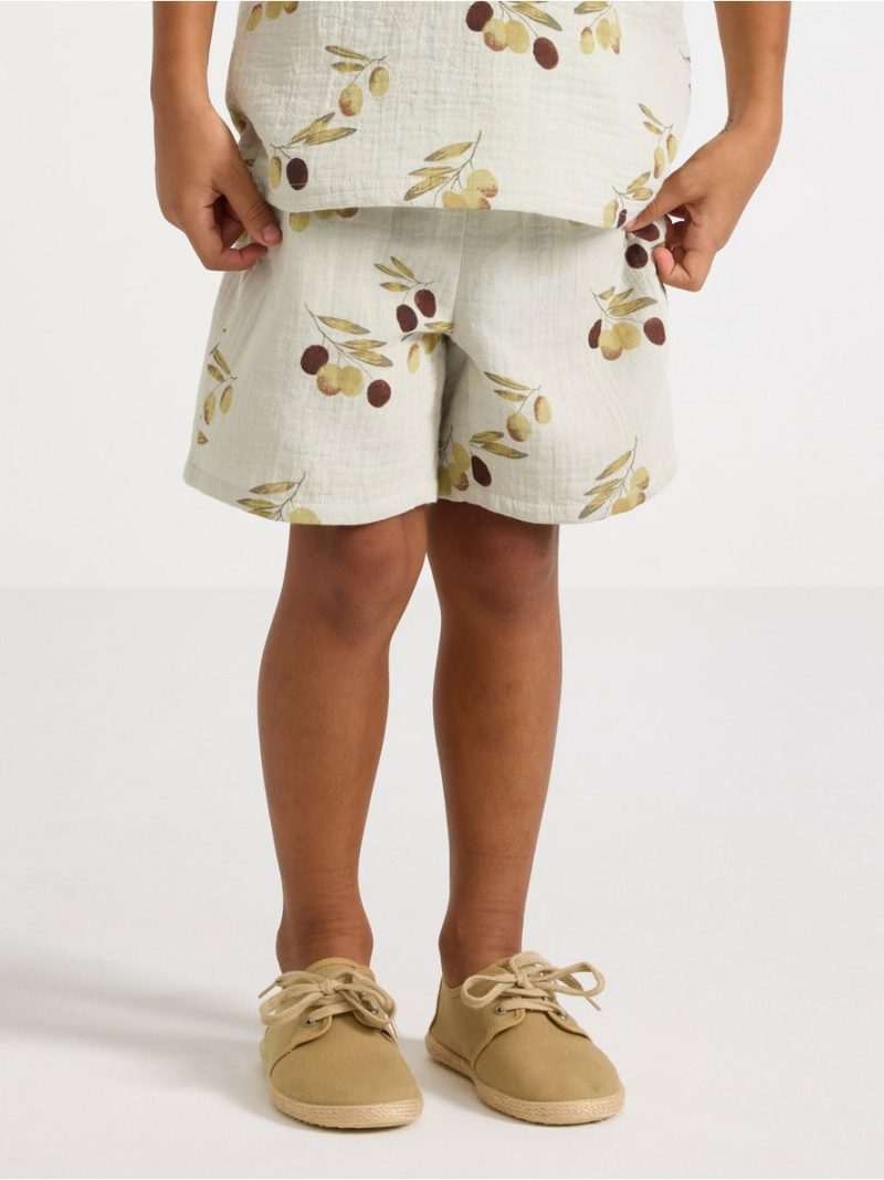 Shorts in cotton gauze - 3009905-8884