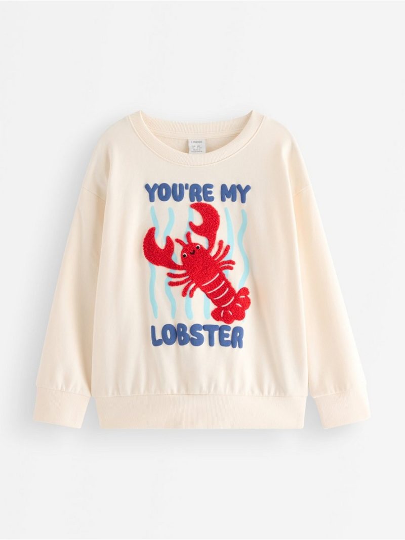 Sweatshirt with brushed inside - 3009928-6728