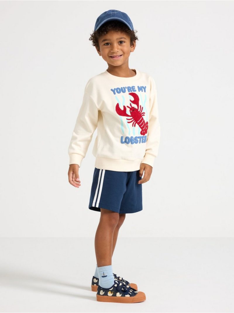 Sweatshirt with brushed inside - 3009928-6728