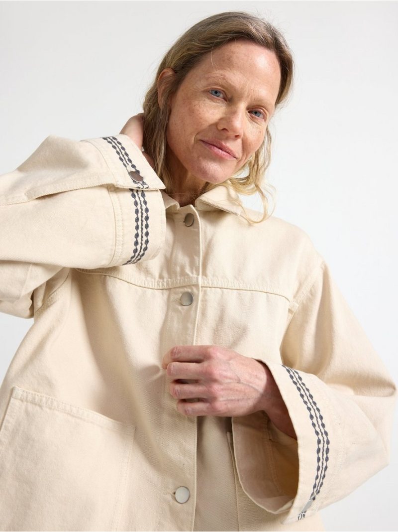 Jacket with embroidery - 3009968-1230