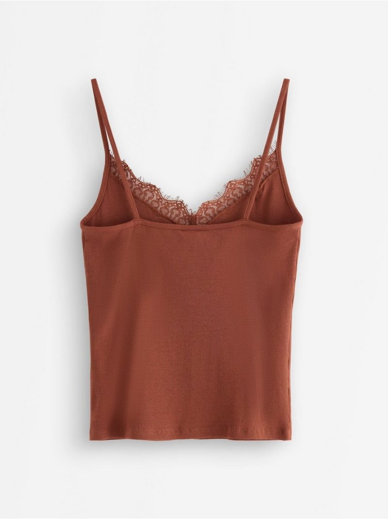 Ribbed camisole - 3010004-1802