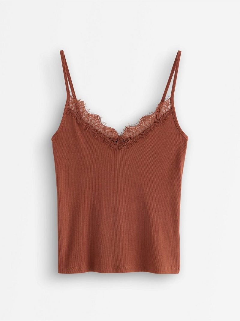 Ribbed camisole - 3010004-1802