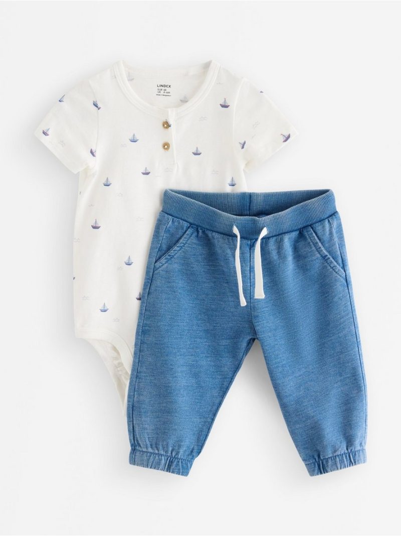 Set - bodysuit and joggers - 3010014-8174