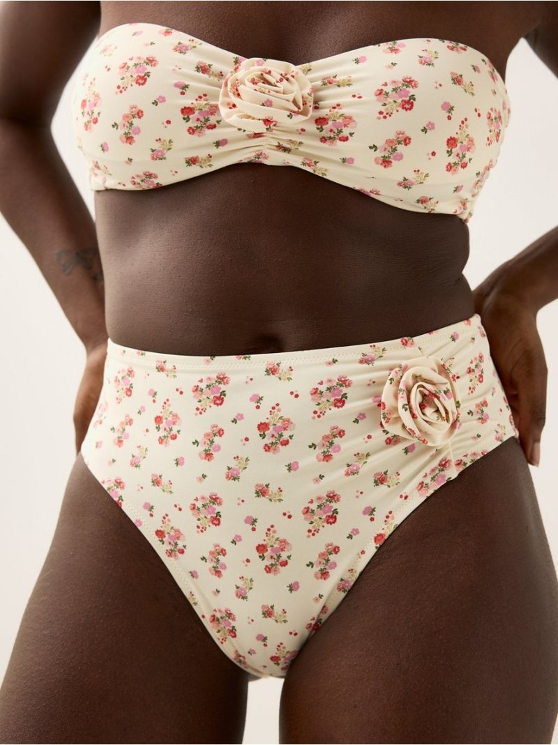 Bikini bottom with high waist - 3010034-8741