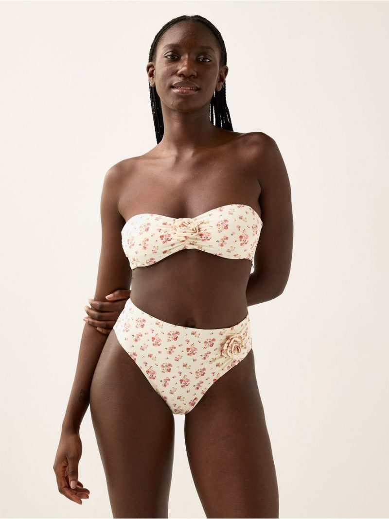 Bikini bottom with high waist - 3010034-8741