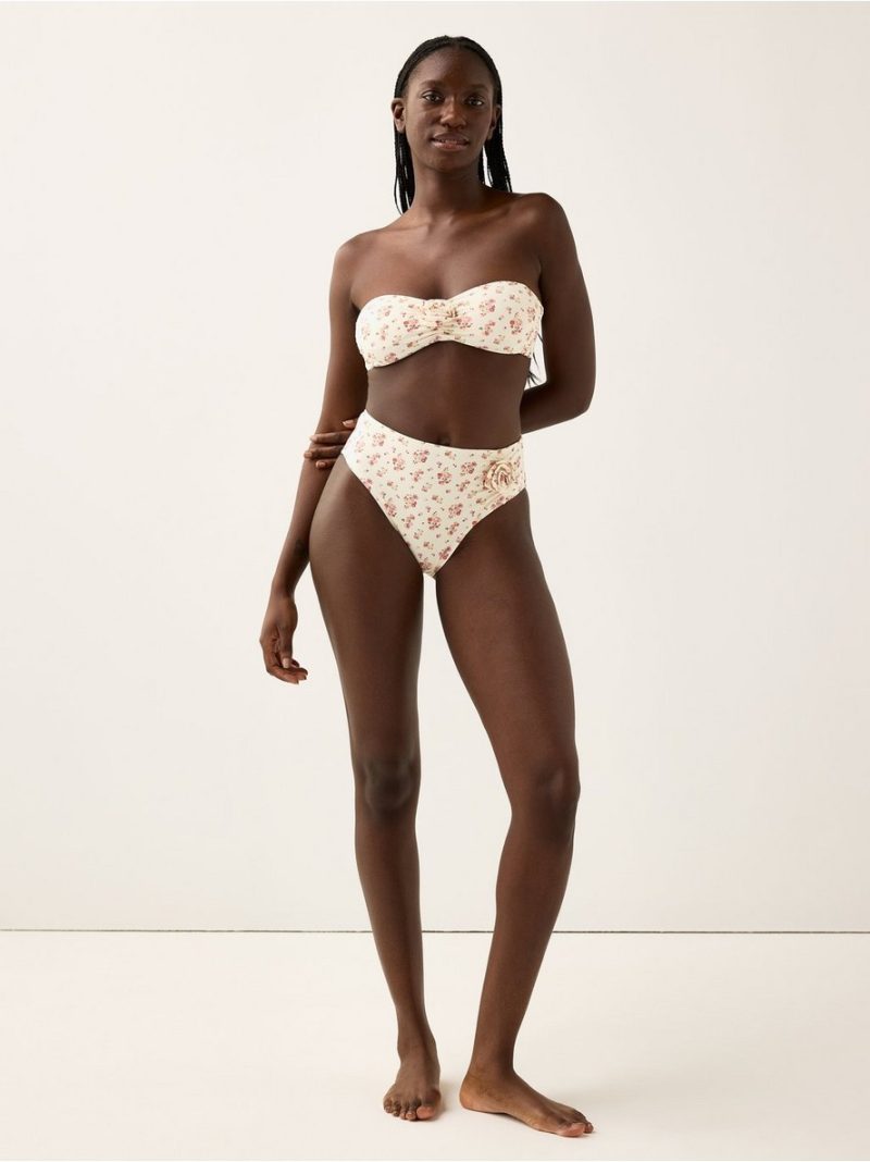 Bikini bottom with high waist - 3010034-8741