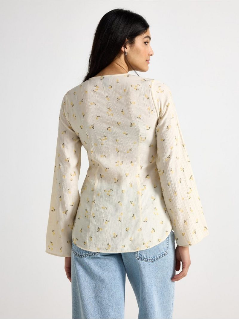 Long-sleeved blouse - 3010079-6857