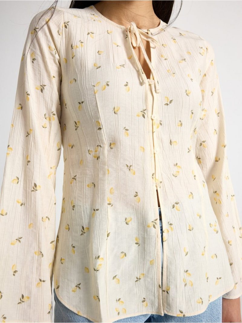 Long-sleeved blouse - 3010079-6857
