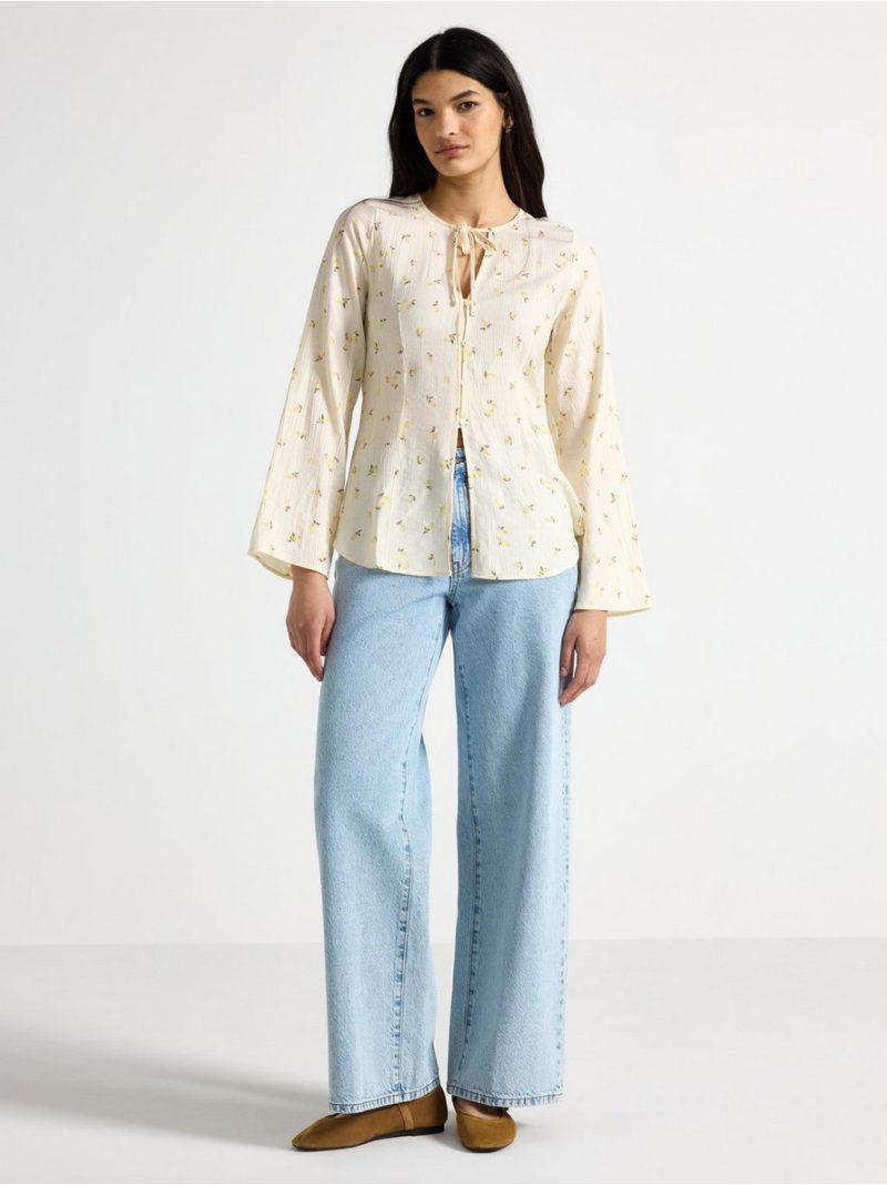 Long-sleeved blouse - 3010079-6857
