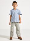Linen blend trousers - 3010153-3478