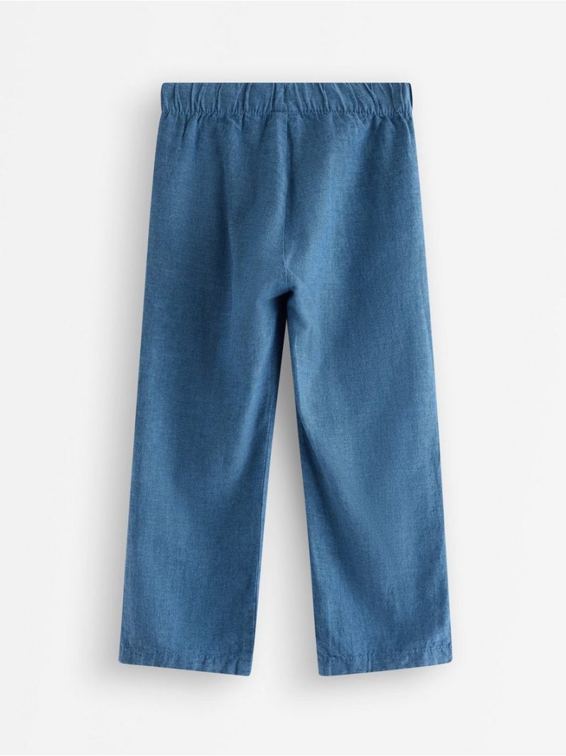 Linen blend trousers - 3010153-8887