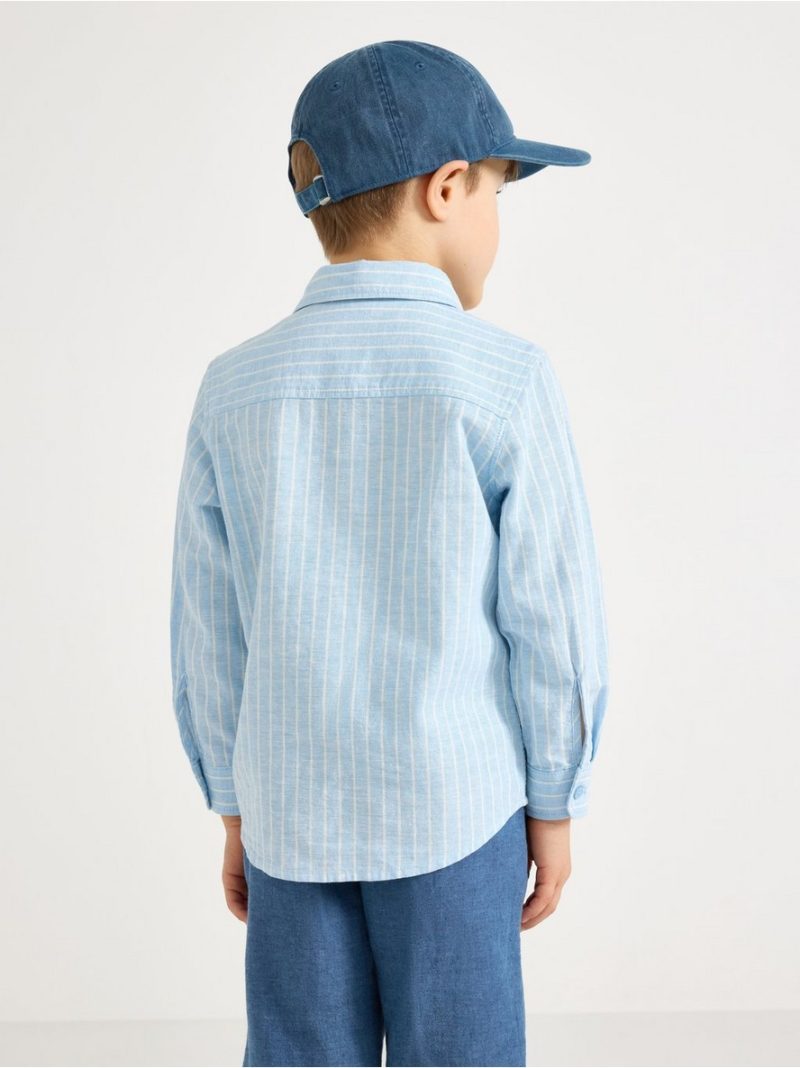 Linen-blend shirt - 3010192-2325