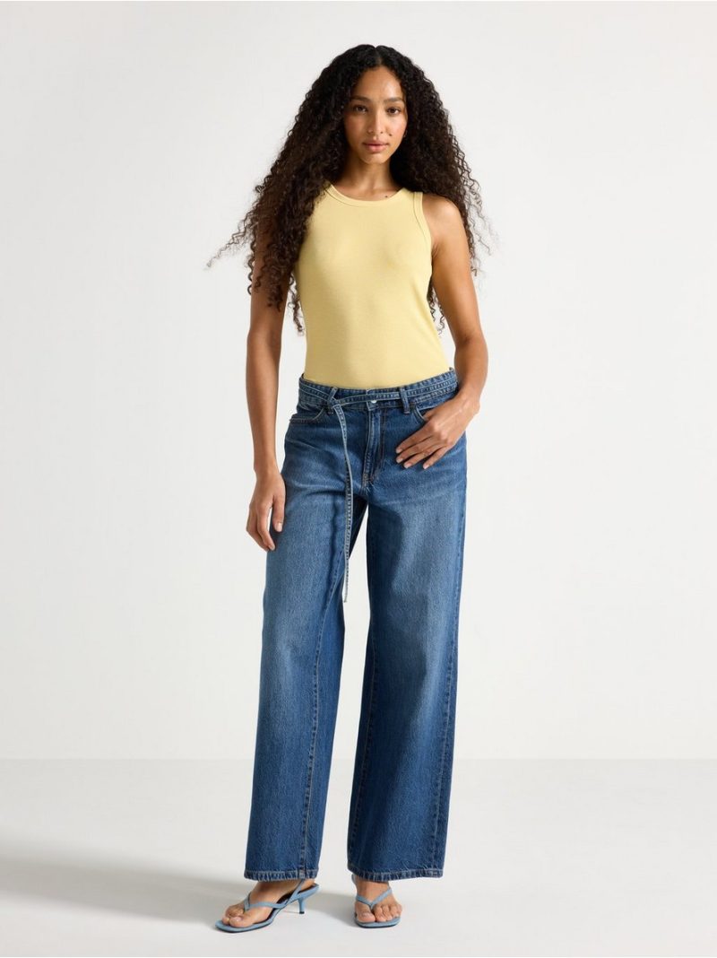Ribbed tank top - 3010356-9694