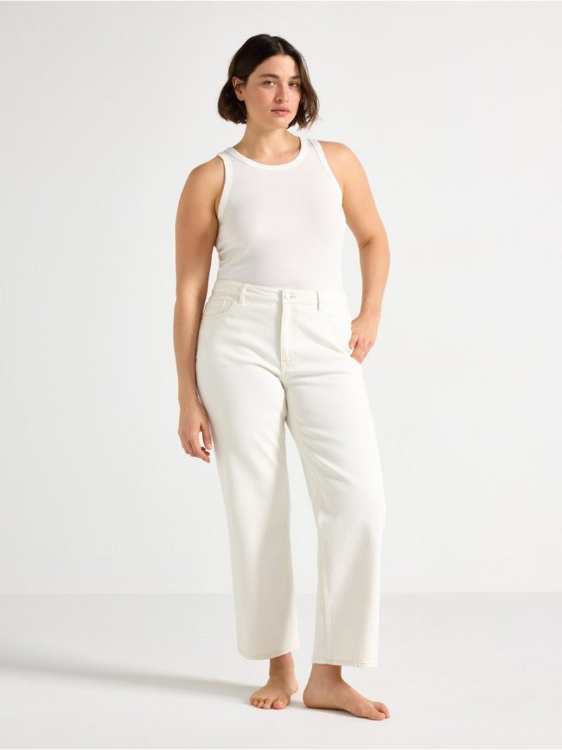 STRAIGHT Nea cropped  jeans with light stretch - 3010389-7862