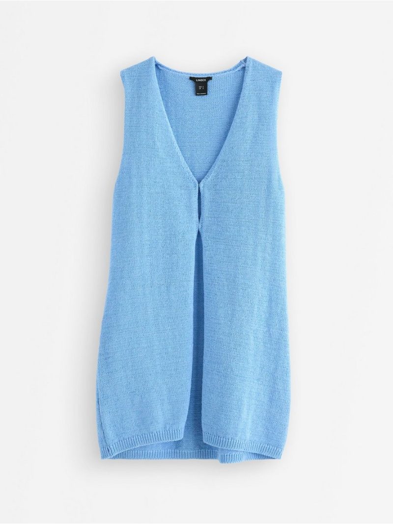Fine-knit vest - 3010507-7278