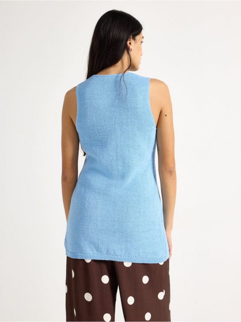 Fine-knit vest - 3010507-7278