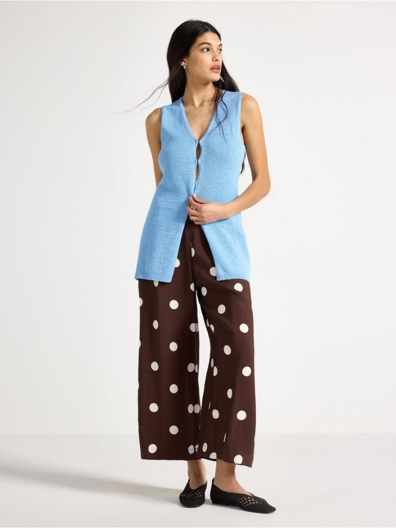 Fine-knit vest - 3010507-7278