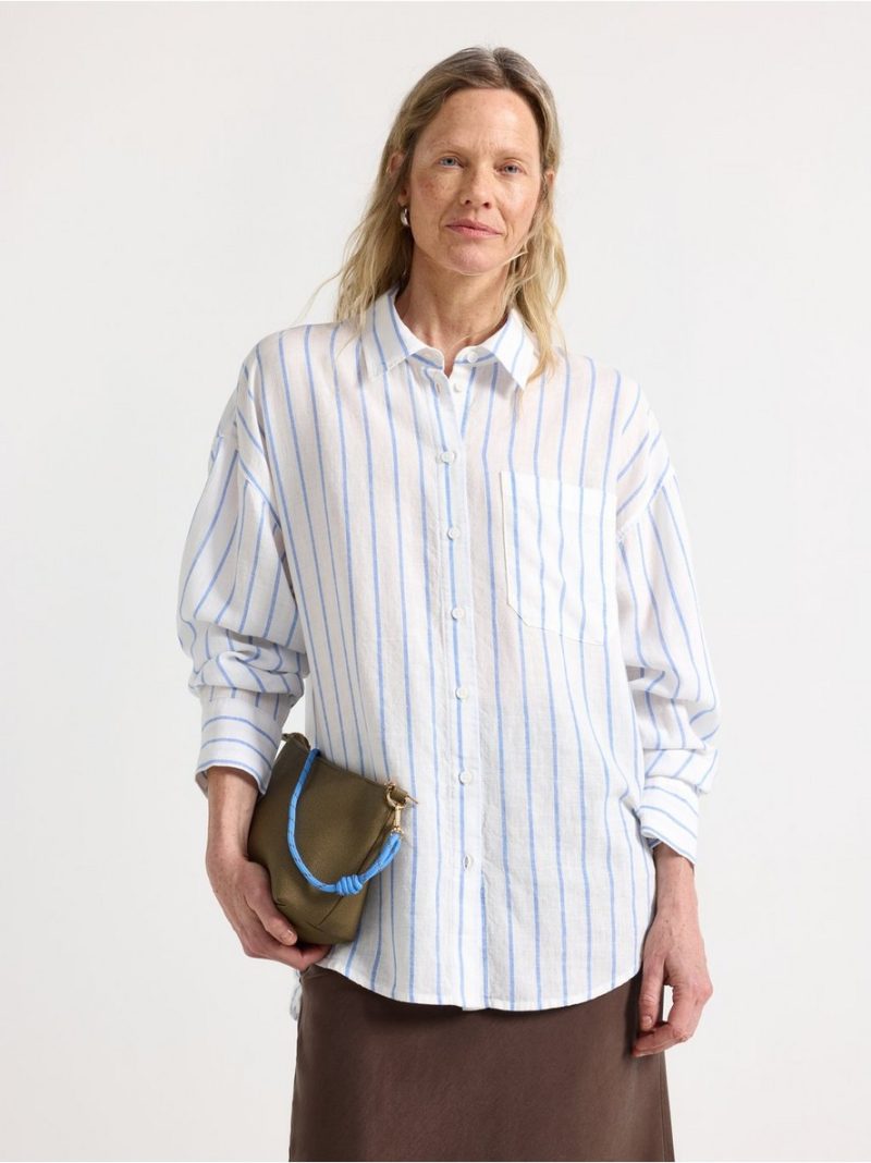 Shirt in linen blend - 3010721-300