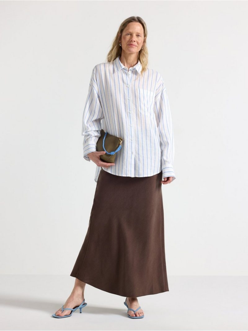 Shirt in linen blend - 3010721-300