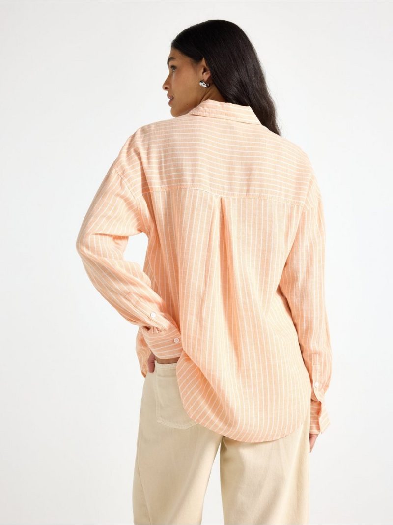 Shirt in linen blend - 3010721-7875