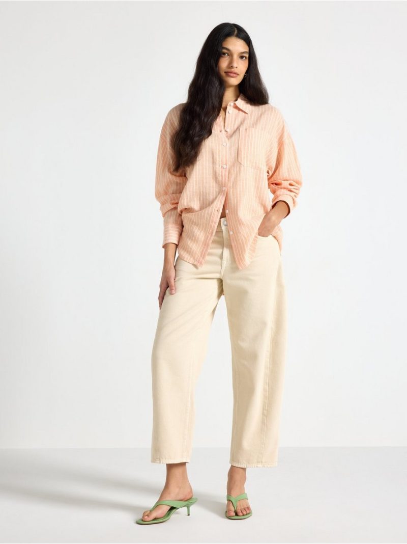 Shirt in linen blend - 3010721-7875