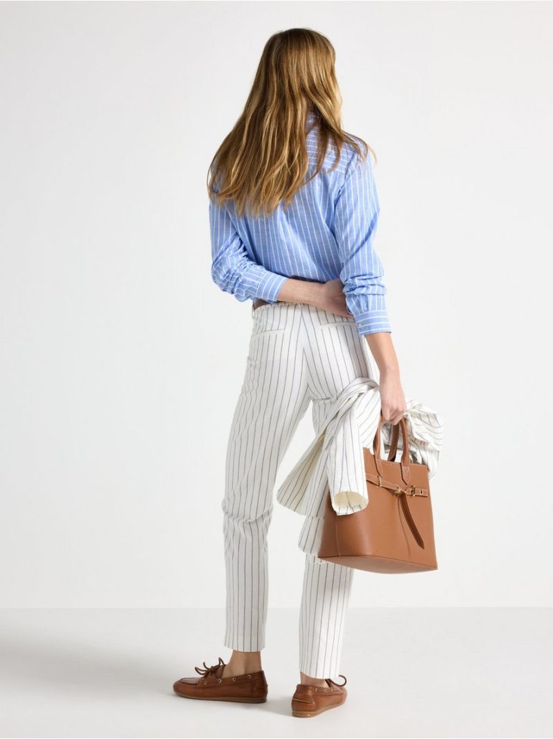 Trousers in linen blend - 3010729-300