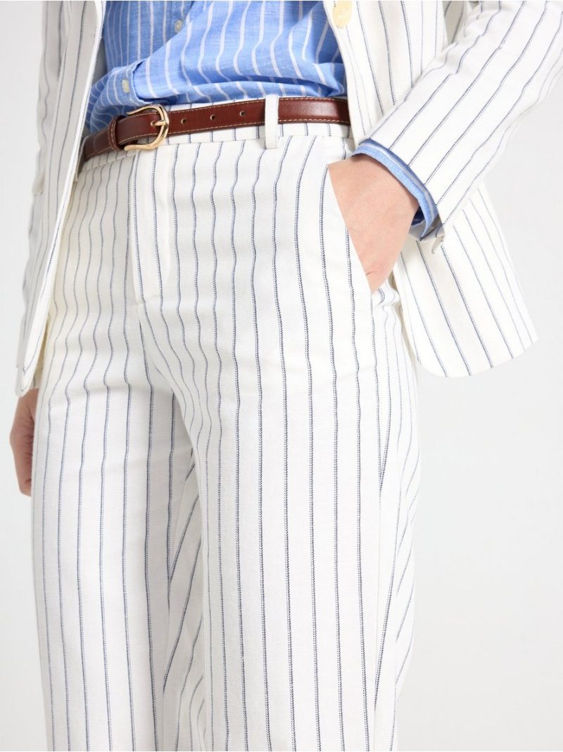 Trousers in linen blend - 3010729-300