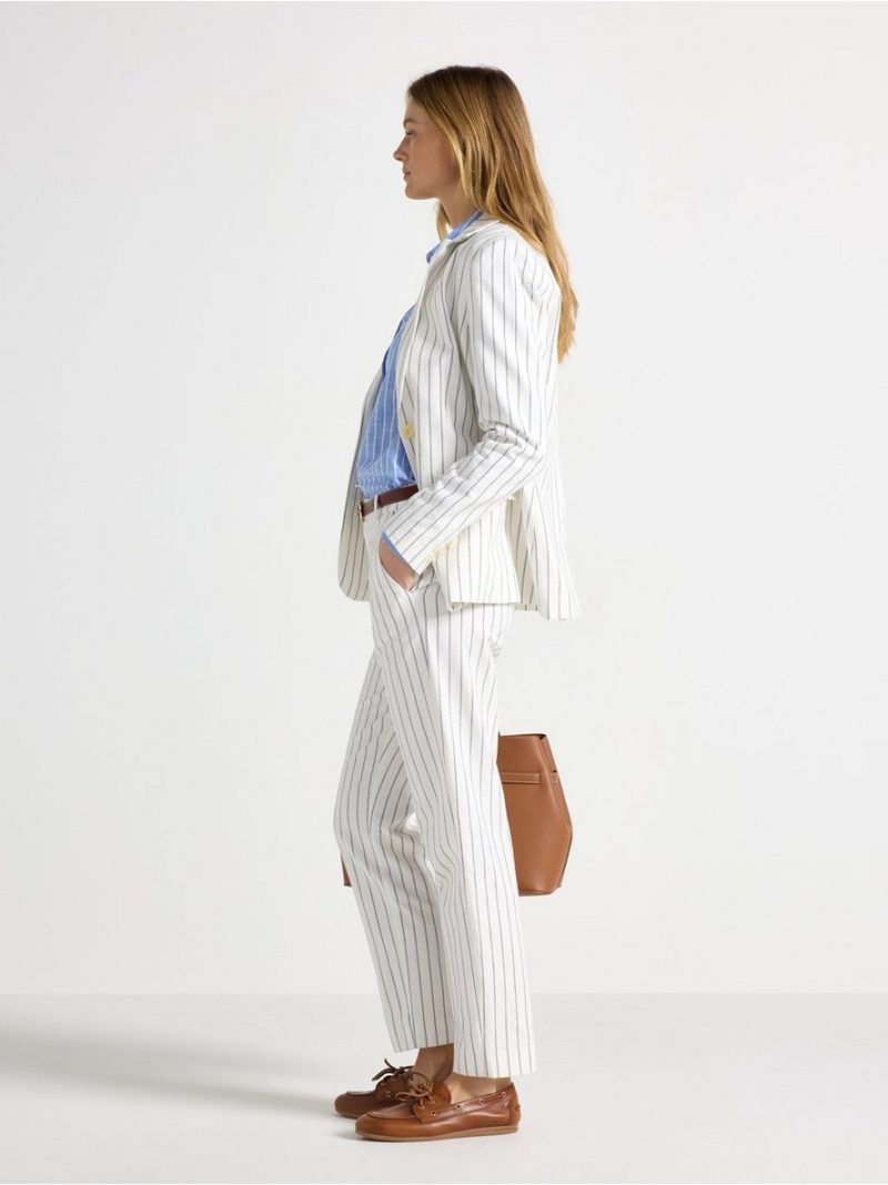 Trousers in linen blend - 3010729-300