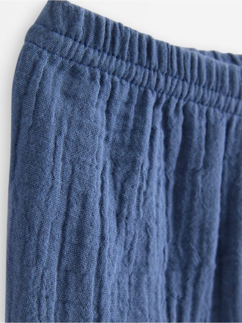 Trousers in cotton gauze - 3010761-9392