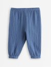 Trousers in cotton gauze - 3010761-9392