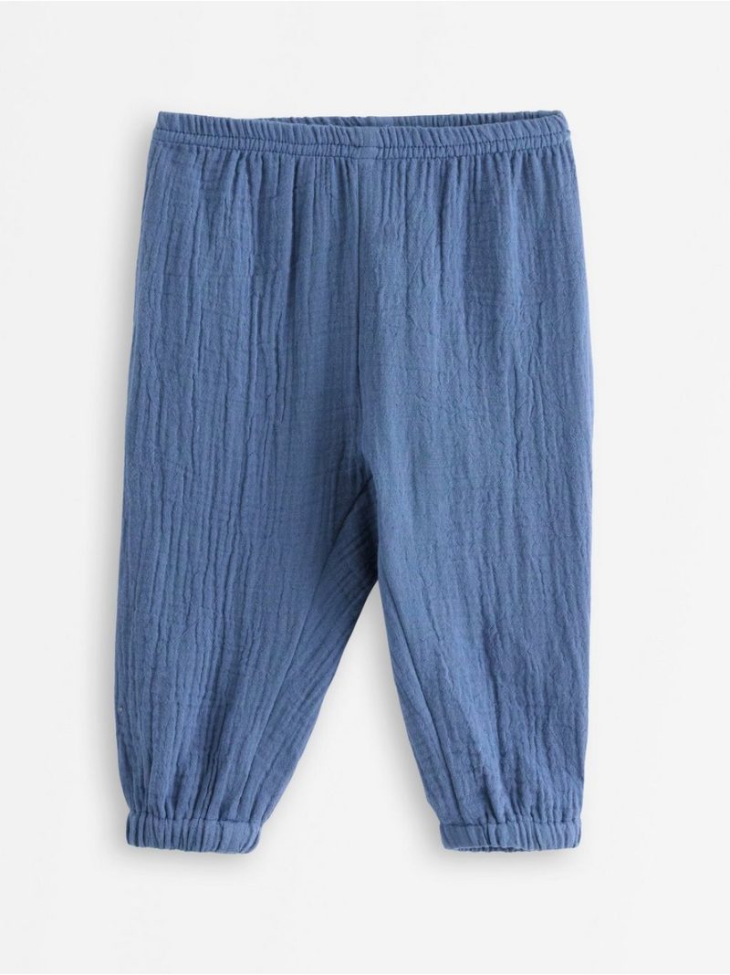Trousers in cotton gauze - 3010761-9392