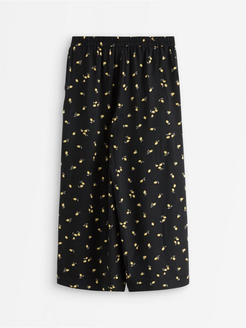WIDE cropped trousers - 3010784-80