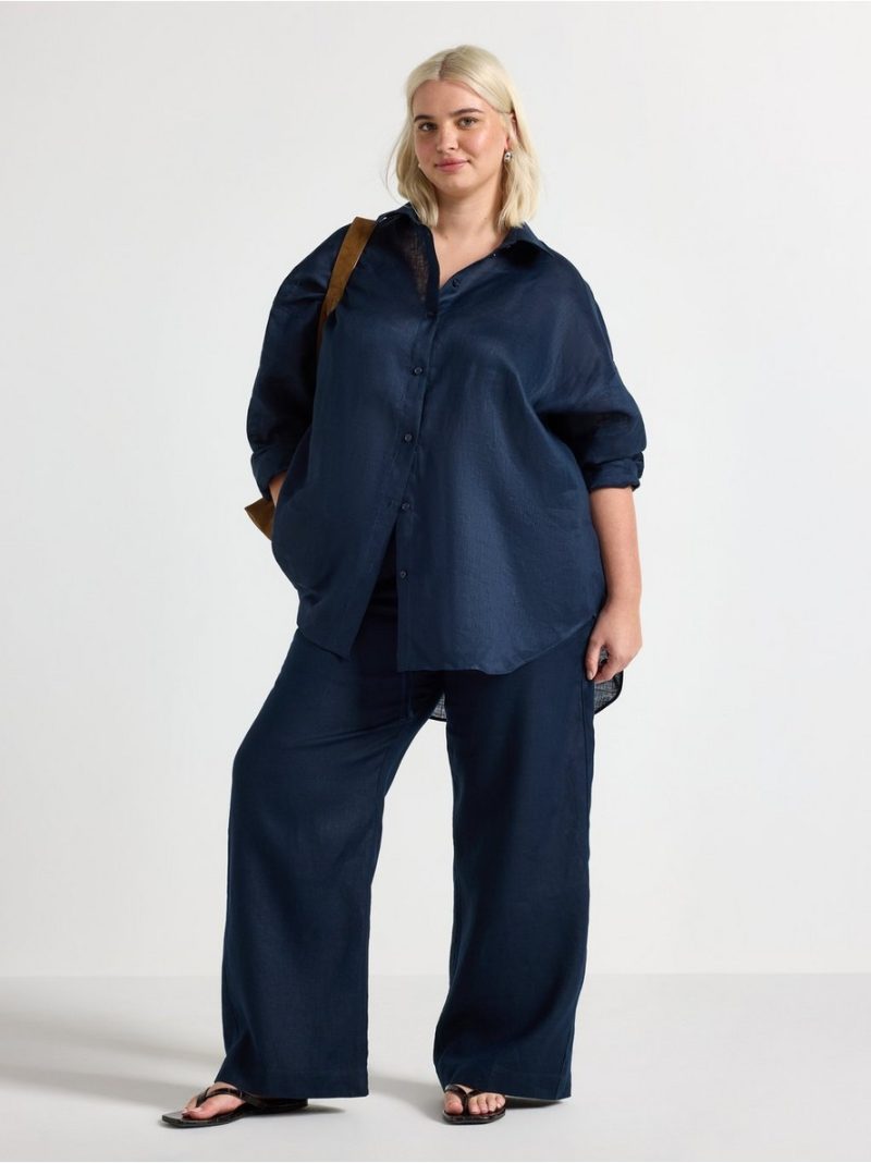 STRAIGHT Bella  linen trousers - 3010800-4188