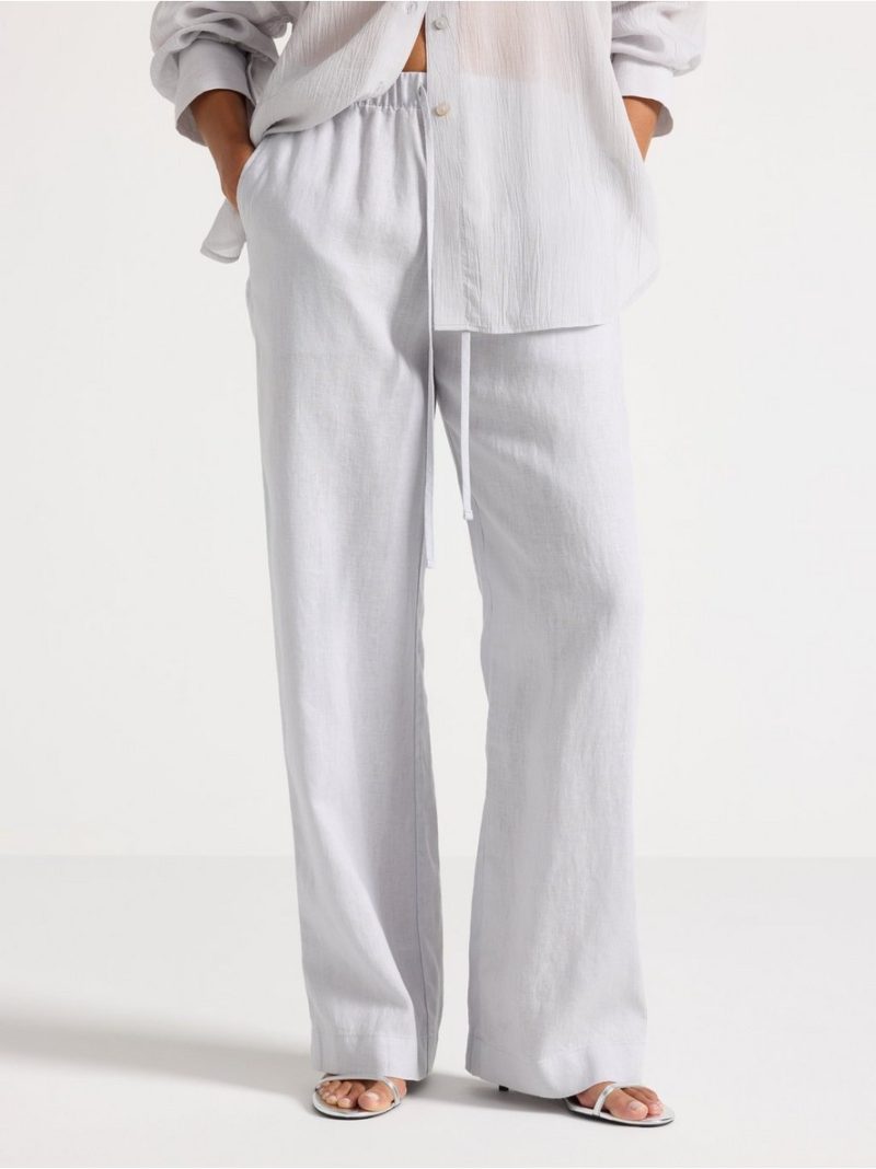 STRAIGHT Bella linen trousers - 3010800-6952