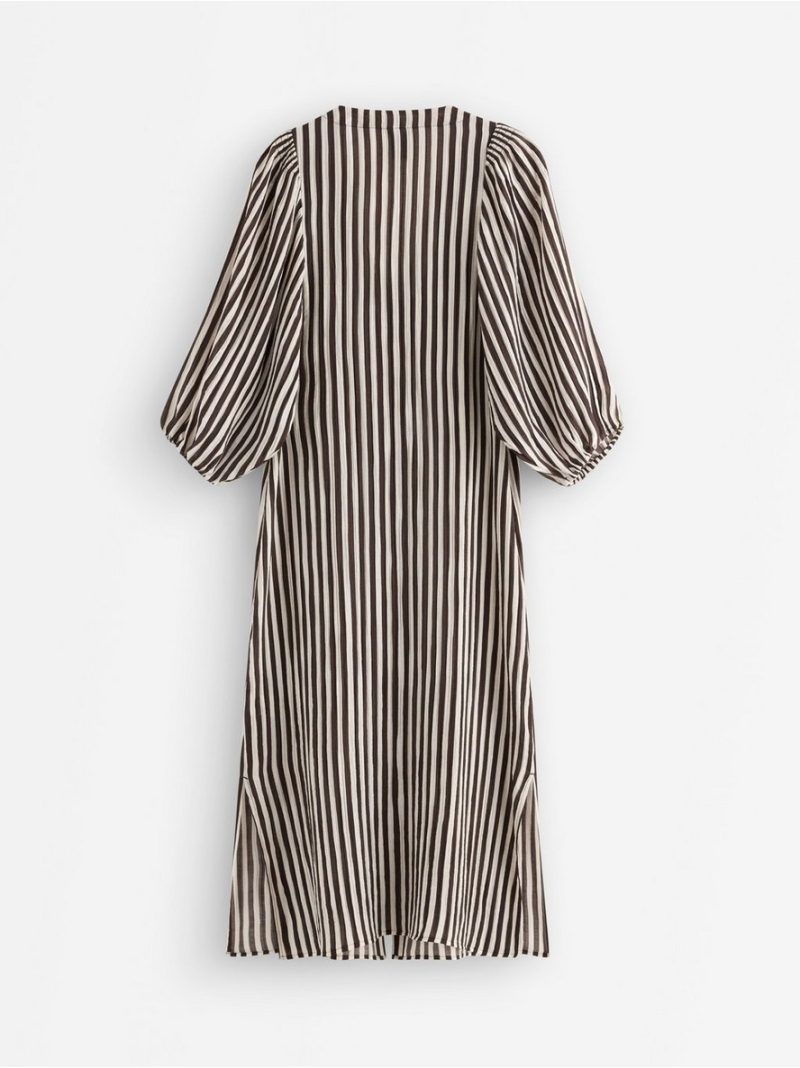 Long-sleeved midi dress - 3010816-8117