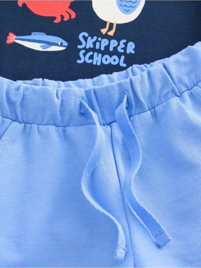 Set - t-shirt and sweat shorts - 3010969-6842