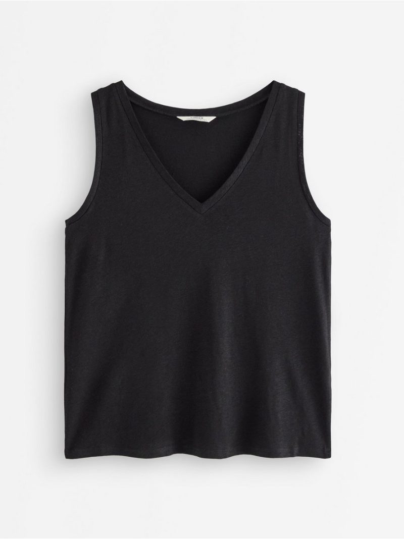 - Tank top in linen blend Tank top in linen blend - 3010982-80