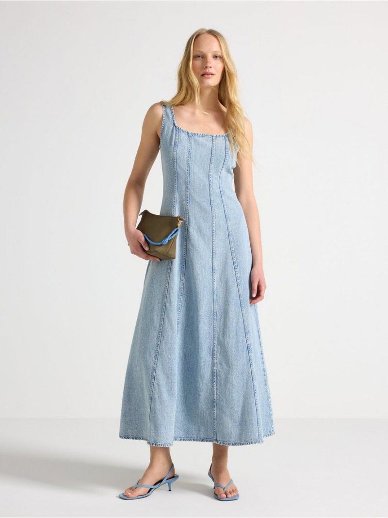 Midi dress in denim - 3011041-766