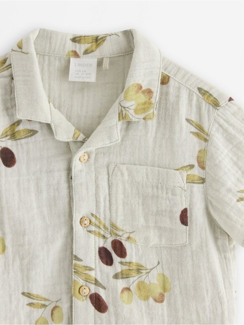 Cotton gauze shirt - 3011073-8884