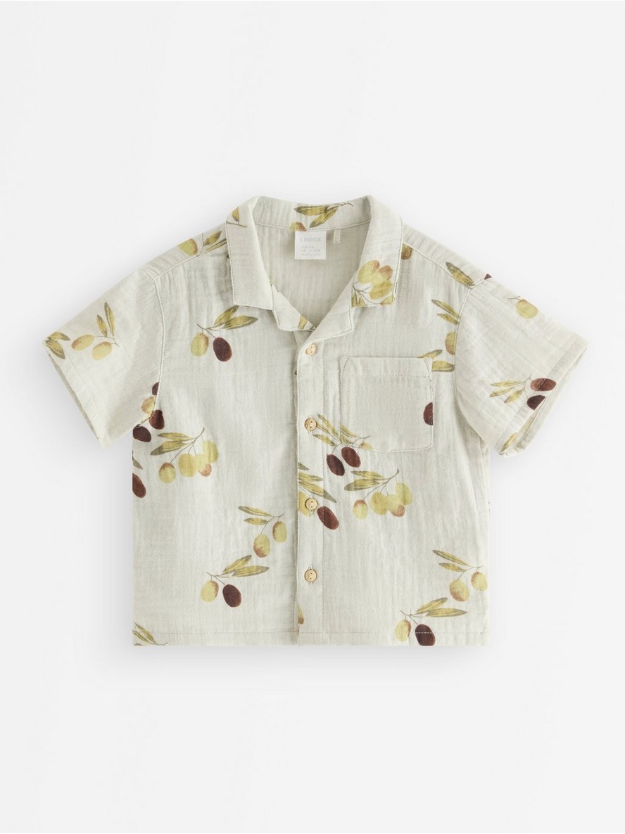 Cotton gauze shirt - 3011073-8884